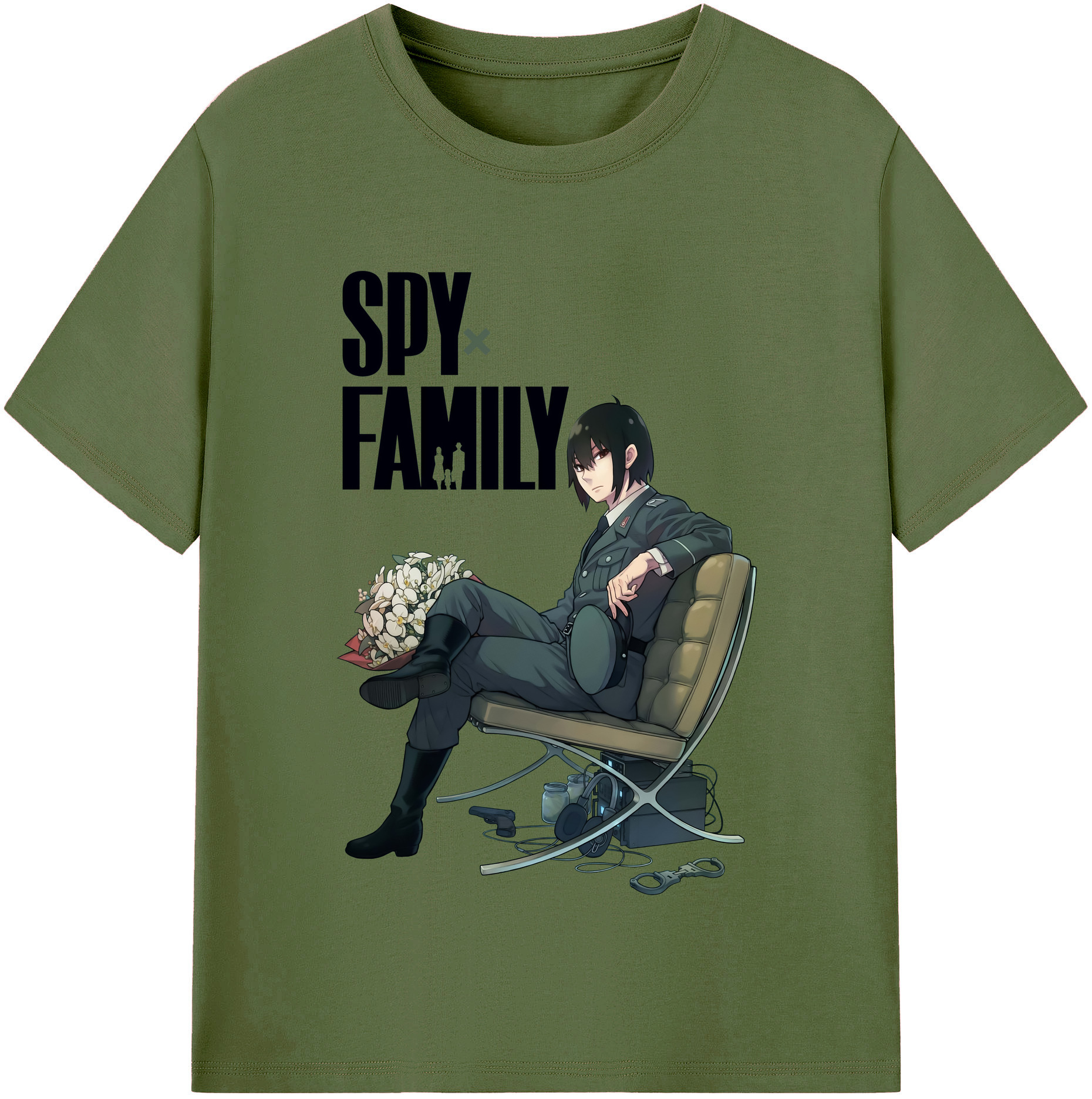 （画像用） SPY×FAMILY间谍家家酒 綿100％半袖Tシャツ（フロントプリント）